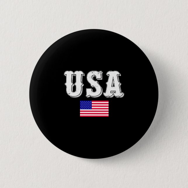 USA flagga-Förenta staterna-Flagga-Amerika-Amerika Knapp (Framsida)