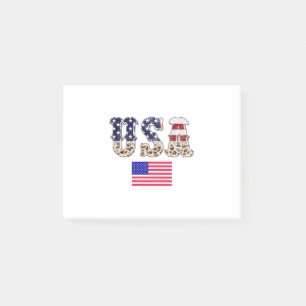 USA flagga-Förenta staterna-Flagga-Amerika-Amerika Post-it Block