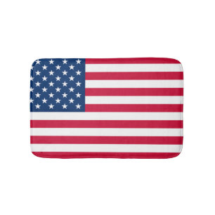 USA flagga - Förenta staterna - Patriotic Badrumsmatta