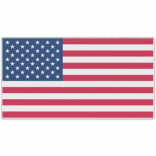 USA flagga - Förenta staterna - Patriotic Klistermärken