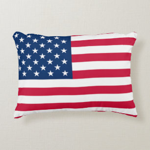 USA flagga - Förenta staterna - Patriotic Prydnadskudde