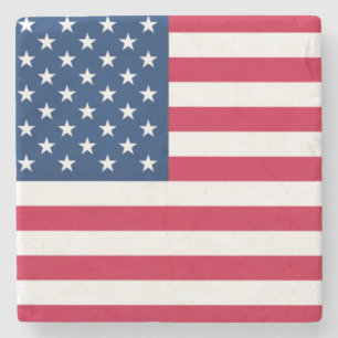 USA flagga - Förenta staterna - Patriotic Stenunderlägg