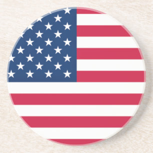 USA flagga - Förenta staterna - Patriotic Underlägg