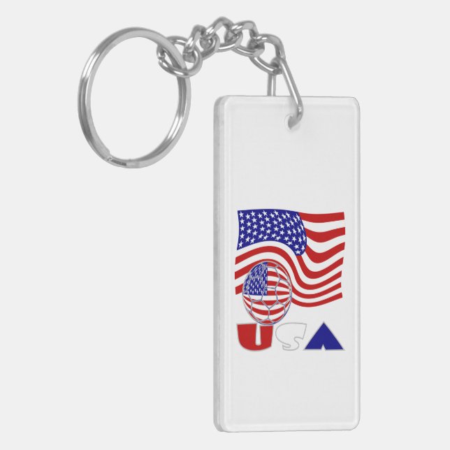 USA Flagga Fotboll (Vänstra Framsidan)