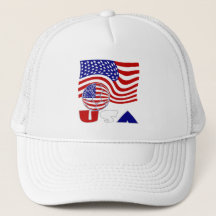 USA Flagga Fotboll