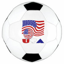 USA flagga - fotbollsbuss