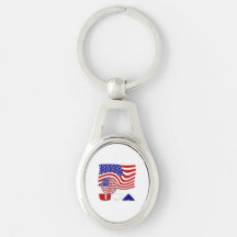 USA flagga - fotbollsbuss