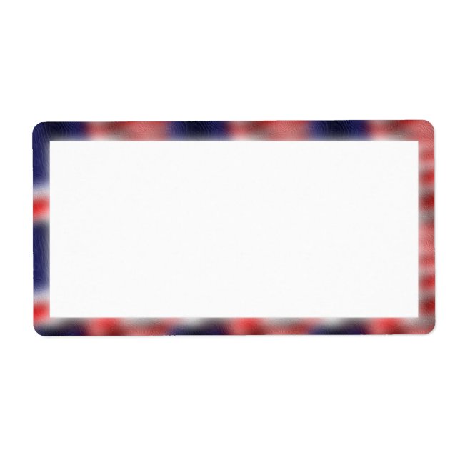 USA flagga Fraktsedel (Framsidan)