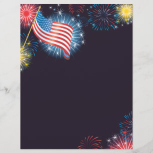 USA Flagga & Fyrverkerier Flyer