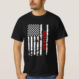USA flagga-grafik med kvadratisk Coola T Shirt