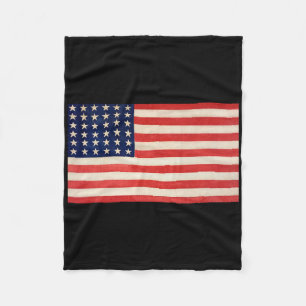 Usa Flagga Grundläggande För Män Kvinnor Och Barn Fleecefilt