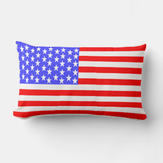 USA Flagga Helt Utskriven Lumbarkudde