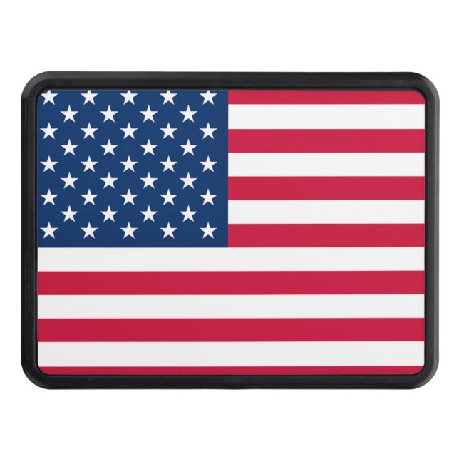 USA flagga Hitch Cover Dragkroksskydd (Framsidan)