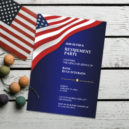USA-flagga | Hörnet | Lyxig blå Inbjudningar