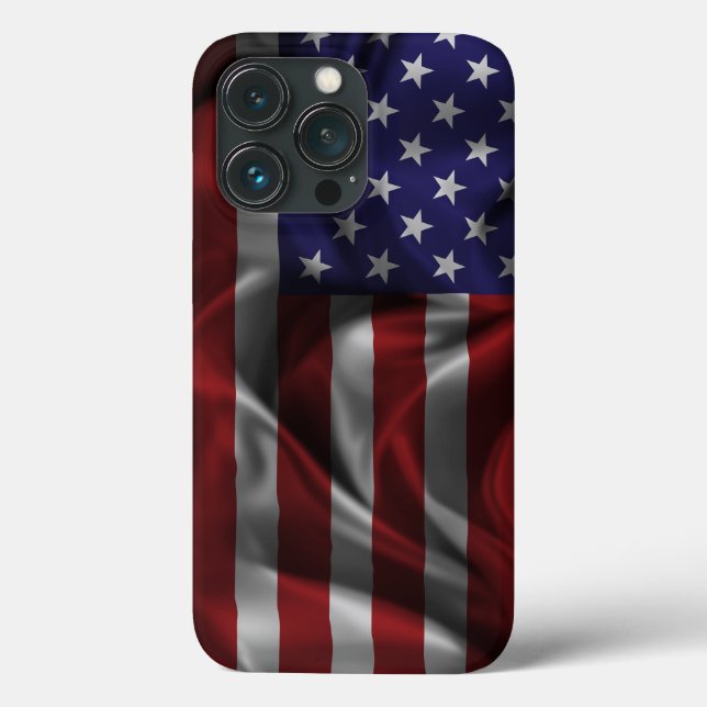 USA Flagga iPhone 13 Pro Fodral (Baksida)