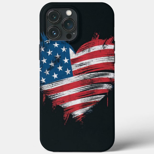 USA flagga iphone case (Baksida)