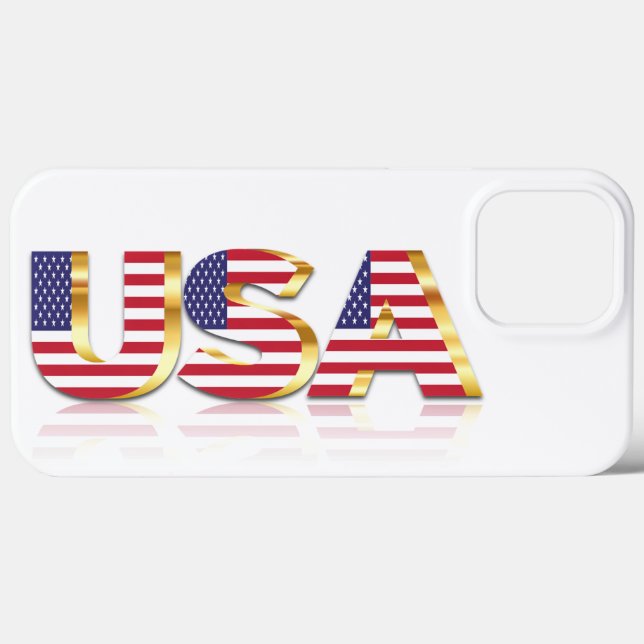 USA flagga iphone case (Baksida (horisontell))