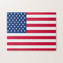 USA flagga Jigszle Puzzle Pussel