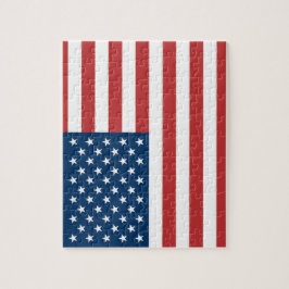 USA flagga Jigszle Puzzle Pussel