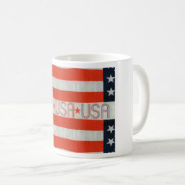 USA flagga Kaffemugg