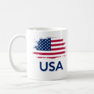 USA flagga  Kaffemugg