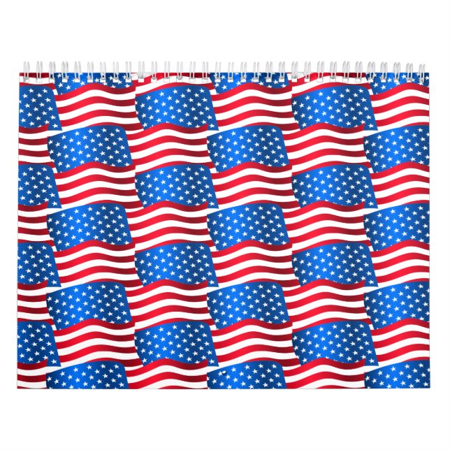 USA flagga Kalender (Omslag)