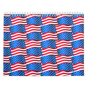 USA flagga Kalender