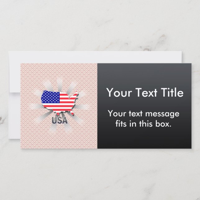 USA flagga Karta 2.0 (Framsida)