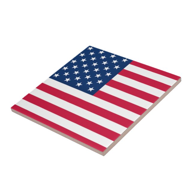 USA Flagga Keramisk Platta Patriotisk Kakelplatta (Sidan)