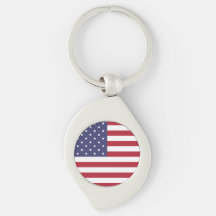 USA flagga Keychain - American Pride Gift