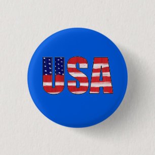 USA-flagga Knapp