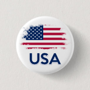 USA flagga Knapp