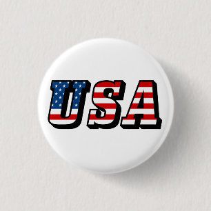 USA flagga Knapp