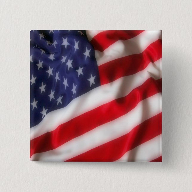 USA-flagga Knapp (Framsida)