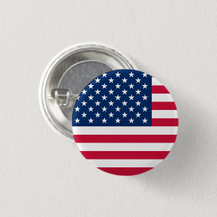 USA Flagga Knapp Patriotisk