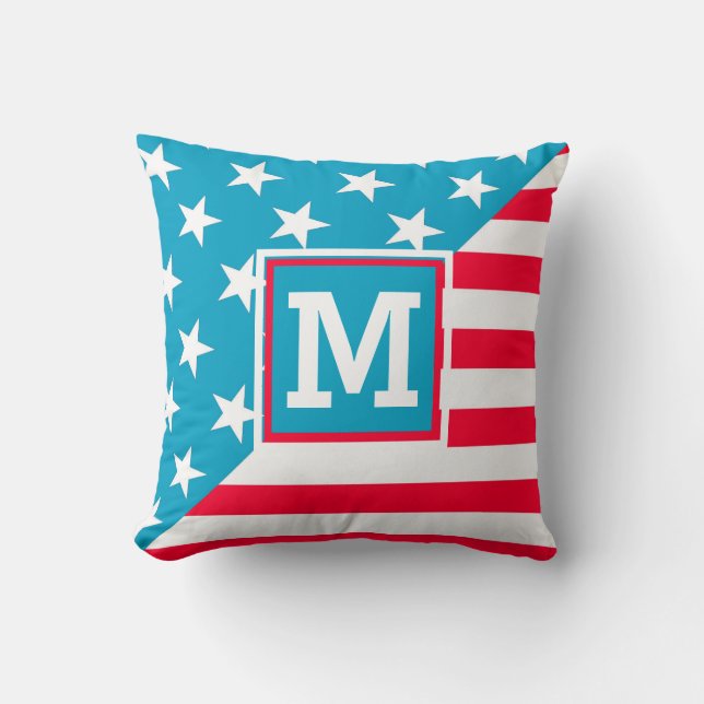 USA flagga Kudde (Framsida)
