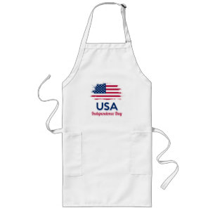 USA flagga Långt Förkläde