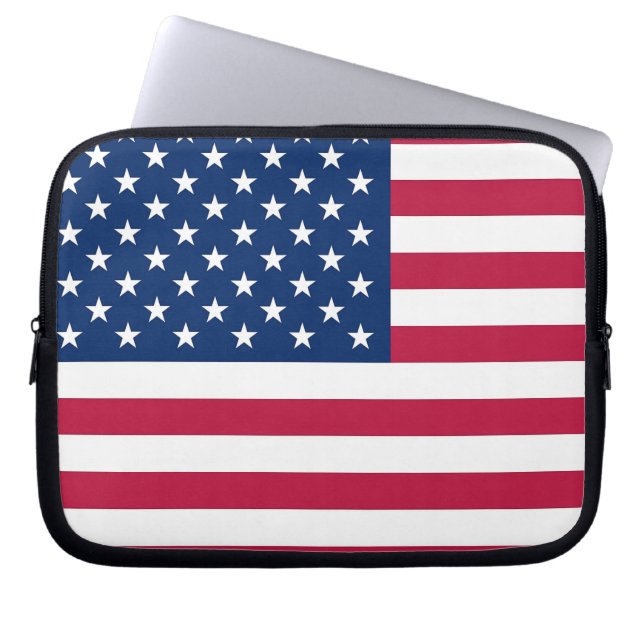 USA flagga Laptop sleeve (Framsidan)