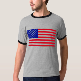 USA-Flagga-Large Tee Shirt