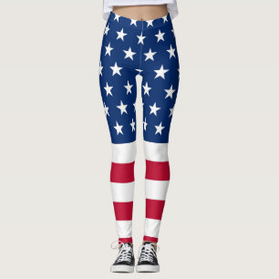 USA flagga Leggings