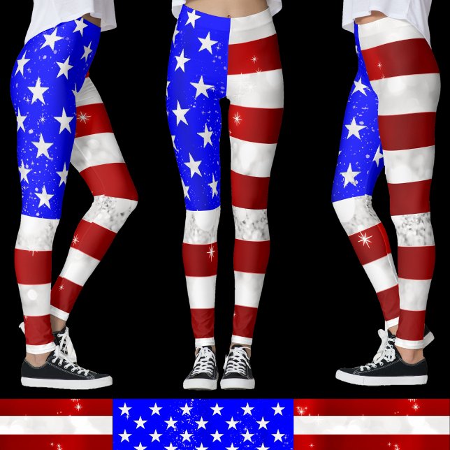 USA flagga Leggings (Skapare uppladdad)