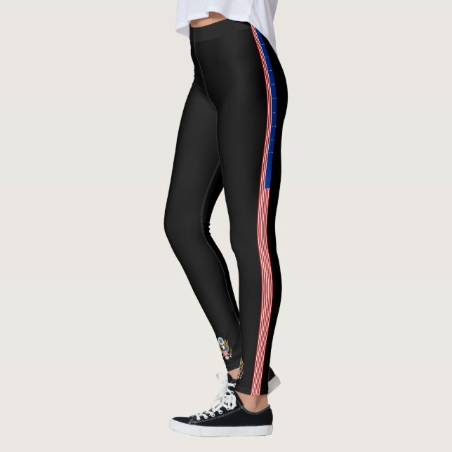 USA flagga Leggings (Vänster)