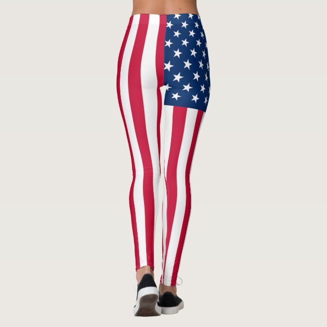 USA flagga Leggings - Patriotic (Baksida)