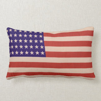 USA flagga Lumbarkudde