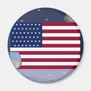 USA flagga_ Magnet