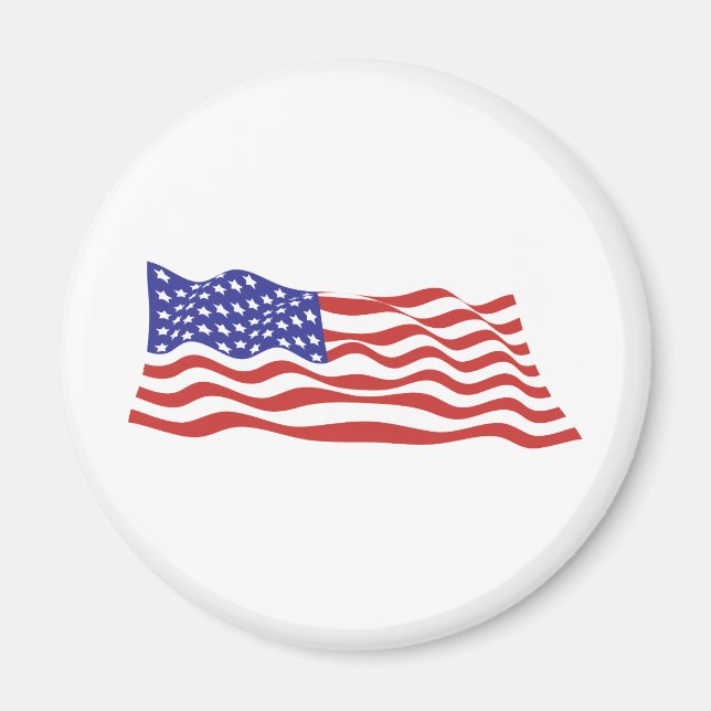 USA flagga Magnet (Framsidan)