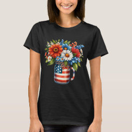 USA flagga Mason Burk Patriotic T Shirt