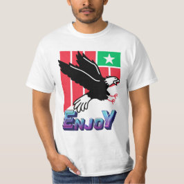 USA flagga med örn T Shirt