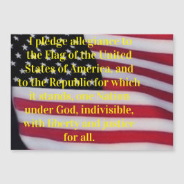 USA flagga med pantmagnet