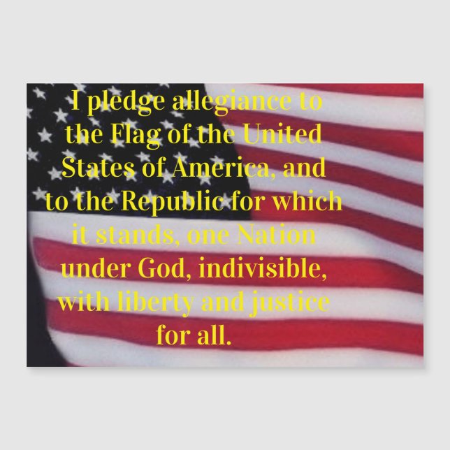 USA flagga med pantmagnet (Framsida)